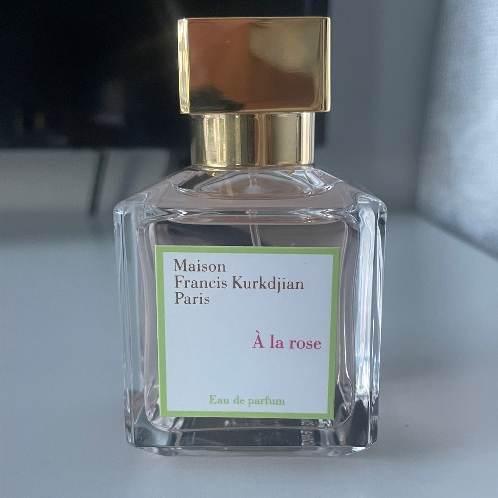 Maison Francis Kurkdjian À la Rose Perfume with Gold Cap